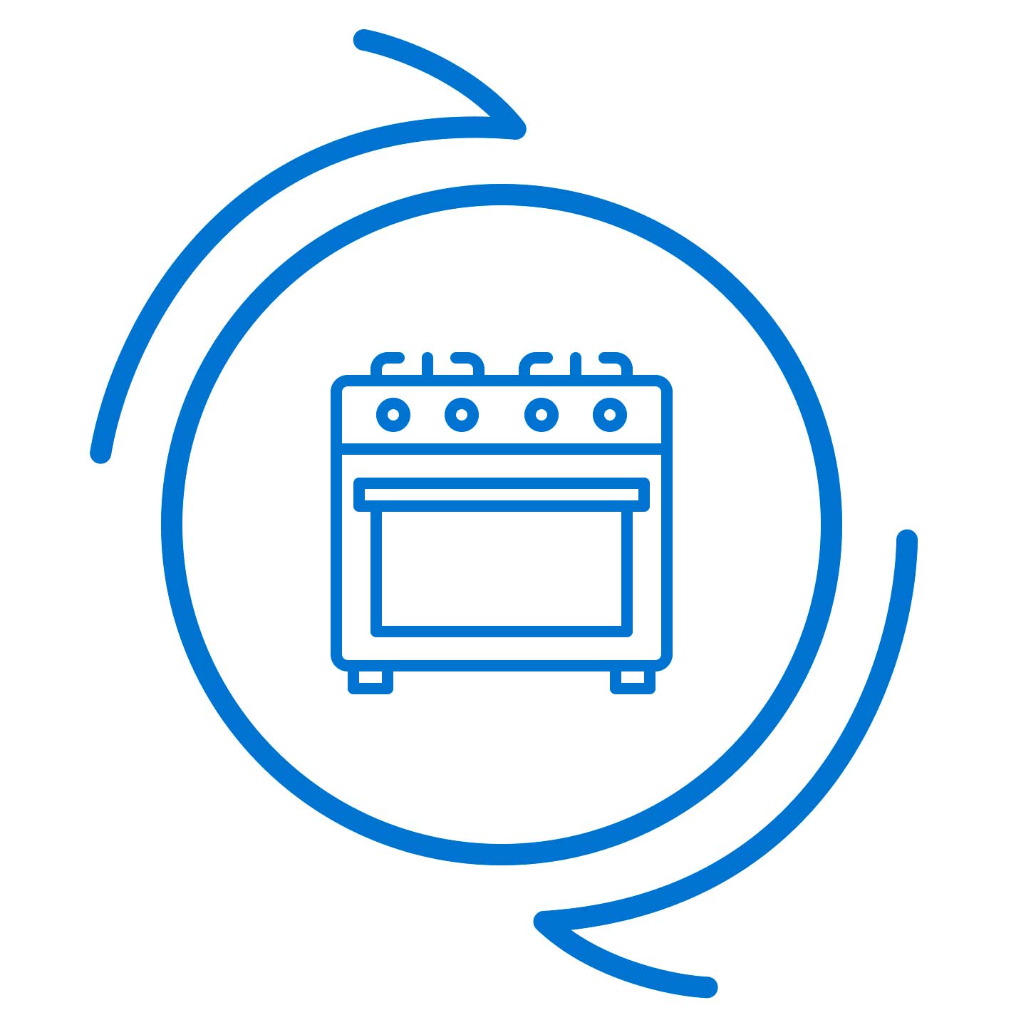 conversão de fogão